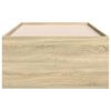vidaXL Lit de jour avec tiroirs sans matelas chêne sonoma 90x190 cm