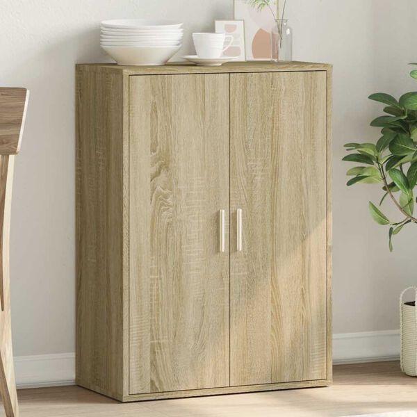vidaXL Buffet ch&ecirc;ne sonoma 60x31x84 cm bois d'ing&eacute;nierie