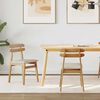 vidaXL Chaise de salle &agrave; manger 2 pcs Naturel et clair