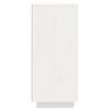 vidaXL Buffet Blanc 60x35x80 cm Bois massif de pin