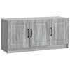 vidaXL Meuble TV Sonoma gris 99 x 34,5 x 47 cm Bois d'ing&eacute;nierie