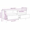 vidaXL Meuble TV avec tiroir Bois Ancien 100 x 34,5 x 44,5 cm