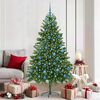 vidaXL Sapin de No&euml;l avec 300 LED avec support Vert 180 cm PE