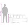 vidaXL Canap&eacute; &agrave; 2 places Gris clair 140 cm Tissu