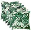 vidaXL Housse de coussin 6 pcs HEERLEN Motif feuilles 30 x 30 cm