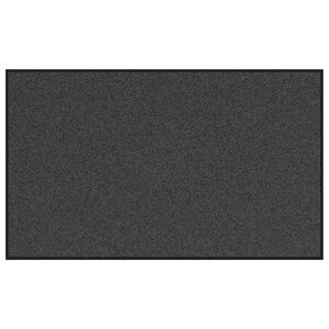 vidaXL Tapis d'entr&eacute;e Anthracite et noir 90 x 150 cm 100% Polyamide