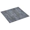 vidaXL Lattes de rev&ecirc;tement de sol autocollantes Marbre gris