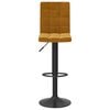 vidaXL Tabourets de bar lot de 2 marron velours