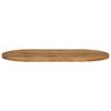 vidaXL Dessus de table 90x40x2,5 cm ovale bois massif de manguier