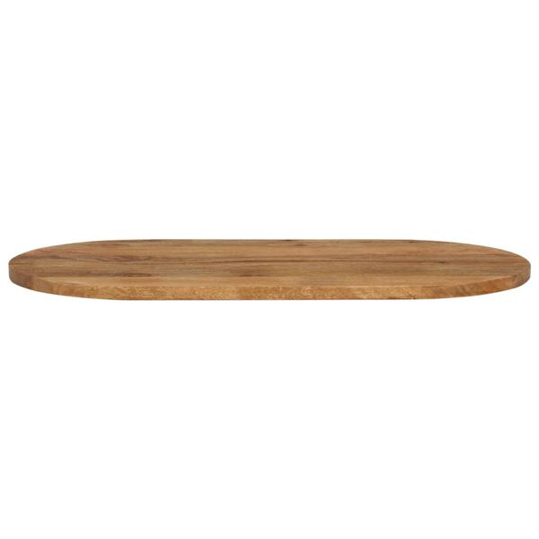 vidaXL Dessus de table 90x40x2,5 cm ovale bois massif de manguier