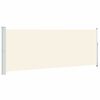 vidaXL Auvent lat&eacute;ral r&eacute;tractable de patio 180x500 cm Cr&egrave;me