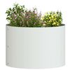 vidaXL Cache-pot de jardin 5 pcs Blanc 30 x 30 x 20 cm