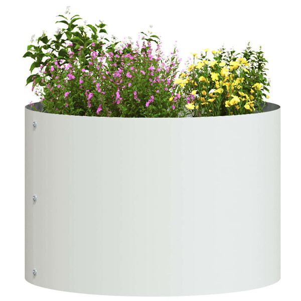 vidaXL Cache-pot de jardin 5 pcs Blanc 30 x 30 x 20 cm