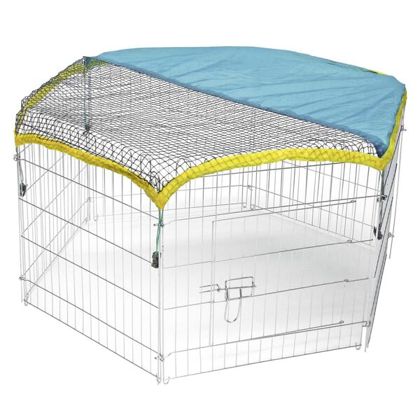 Kerbl Enclos extérieur pour petits animaux de compagnie hexagonal