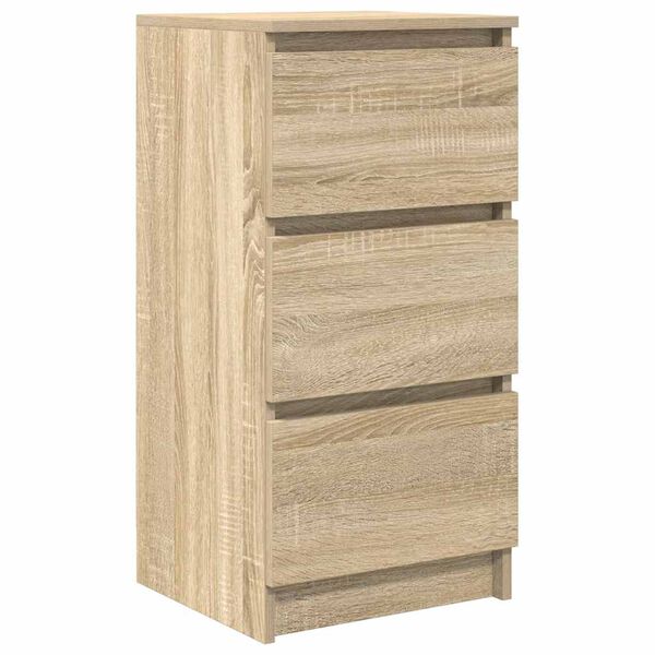 vidaXL Buffet ch&ecirc;ne sonoma 37,5x35x76 cm bois d'ing&eacute;nierie