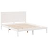 vidaXL Cadre de lit extra long sans matelas 140x220 cm bois massif