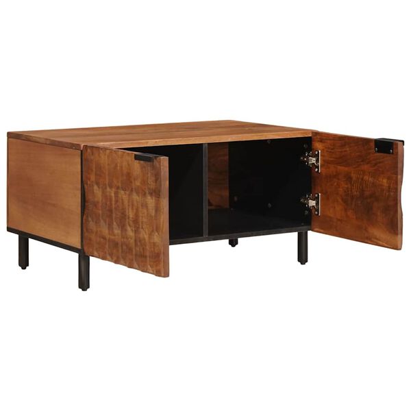 vidaXL Table basse Marron 80 x 50 x 40 cm Bois de mangue massif