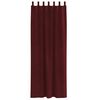 vidaXL Rideaux occultants 2 pcs Bordeaux 140 x 245 cm Velours
