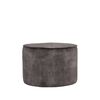 LABEL51 Pouf Tibo 55x55x40 cm Anthracite Velours