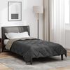 vidaXL Duvet d'&eacute;t&eacute; simple Gris clair et anthracite 220 x 140 cm
