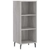 vidaXL Buffet sonoma gris 34,5x32,5x90 cm bois d'ing&eacute;nierie