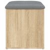 vidaXL Banc de rangement Chêne Sonoma 42x42x45 cm Bois d'ingénierie