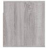 vidaXL Tables de chevet murales 2 pcs Sonoma gris 50x36x40 cm
