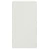 vidaXL Buffet blanc 34,5x39x73 cm acier