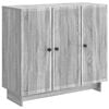 vidaXL Buffet Sonoma gris 89 x 34,5 x 80 cm Bois d'ing&eacute;nierie