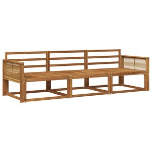 vidaXL Ensemble de canap&eacute;s d'ext&eacute;rieur 3 pcs Naturel