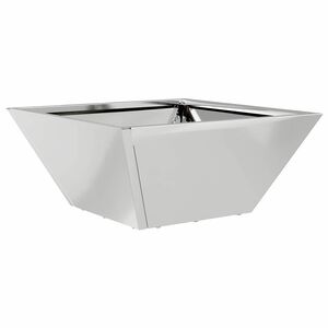 vidaXL Cache-pot de jardin Argent&eacute; 35 x 35 x 15 cm Acier galvanis&eacute;