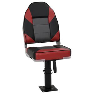 vidaXL Ensemble de si&egrave;ges de bateau pliables lot de 2 dossier haut