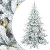 vidaXL Sapin de No&euml;l Artificiel &agrave; Branches Articul&eacute;es Blanc 240 cm