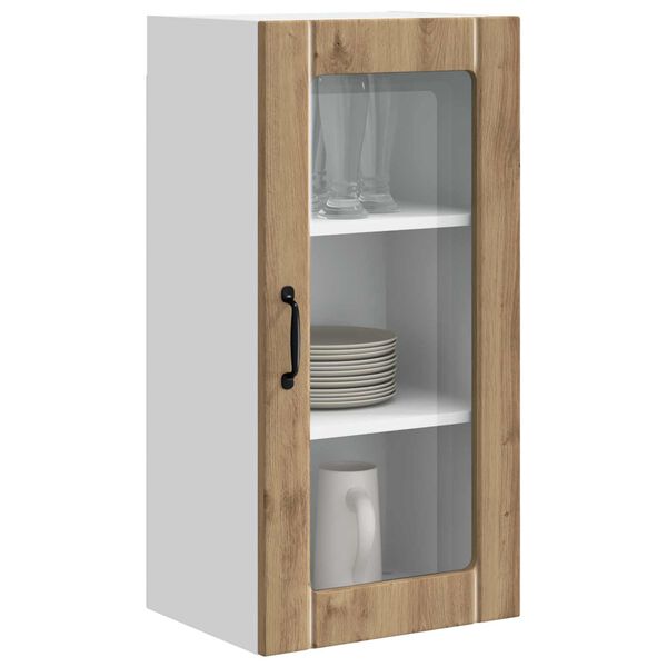 vidaXL Armoire de cuisine 2 pcs Ch&ecirc;ne artisanal 40 x 31 x 80 cm