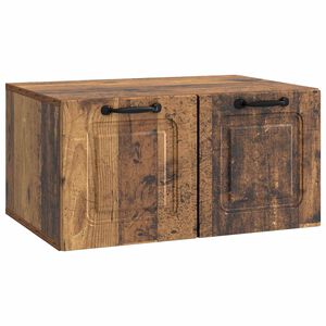 vidaXL Meuble TV mural Bois ancien 59,5 x 41 x 30 cm Bois d'ing&eacute;nierie