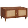 vidaXL Table basse 80 x 50 x 40 cm Bois de mangue massif