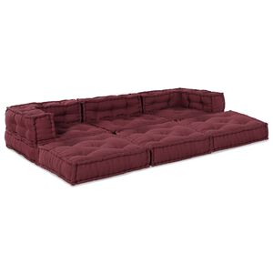 vidaXL Unit&eacute; de canap&eacute; modulaire Tissu Marron 210 x 70 x 56 cm