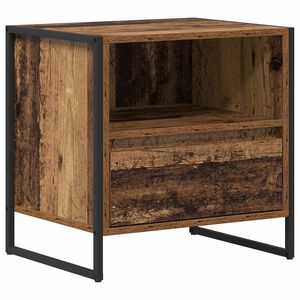 vidaXL Table de chevet Bois Ancien 50 x 39,5 x 50 cm Bois d'ing&eacute;nierie