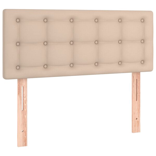 vidaXL Tête de lit Cappuccino 80x5x78/88 cm Similicuir