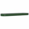 vidaXL Lit sur&eacute;lev&eacute; de jardin Acier galvanis&eacute; 523x140x36cm Vert