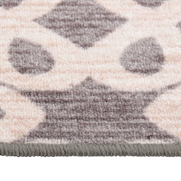 vidaXL Tapis de couloir Marron 80x600 cm