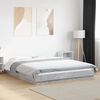 vidaXL Cadre de lit sans matelas gris b&eacute;ton 160x200 cm