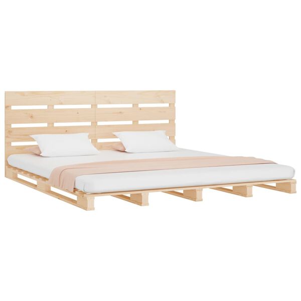 vidaXL Cadre de lit sans matelas 180x200 cm bois massif de pin