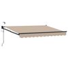 vidaXL Auvent r&eacute;tractable &eacute;lectrique Beige 2,5 x 2 m