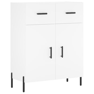 vidaXL Buffet blanc 69,5x34x90 cm bois d'ingénierie