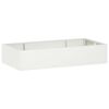 vidaXL Mur de sout&egrave;nement 6 pc 200 x 100 x 30 cm Acier Blanc