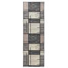 vidaXL Coureur de Tapis LESAKA Marron 80 x 400 cm Velours diamant