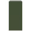 vidaXL Buffet vert olive 67x39x83 cm acier
