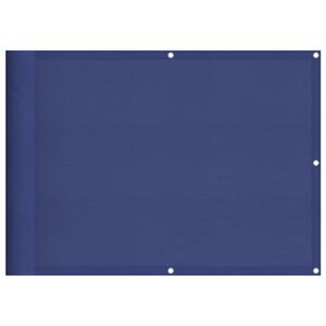 vidaXL &Eacute;cran de balcon bleu 75x700 cm 100% polyester oxford
