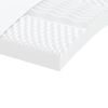 vidaXL Matelas en mousse blanc 120x200 cm 7 zones duret&eacute; 20 ILD